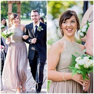 Taupe Formal Wear/Bridesmaid Dress